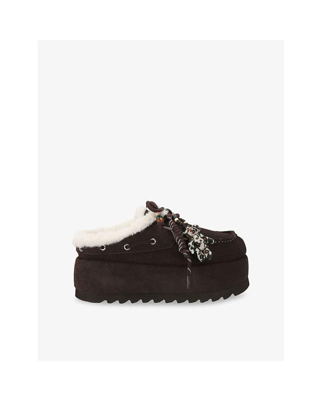 Steve Madden Black Cuddly Suede Slippers
