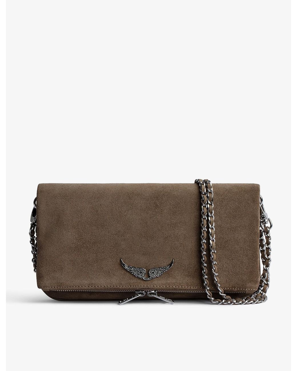 Rock crossbody bag Zadig & Voltaire Brown in Suede - 30809898