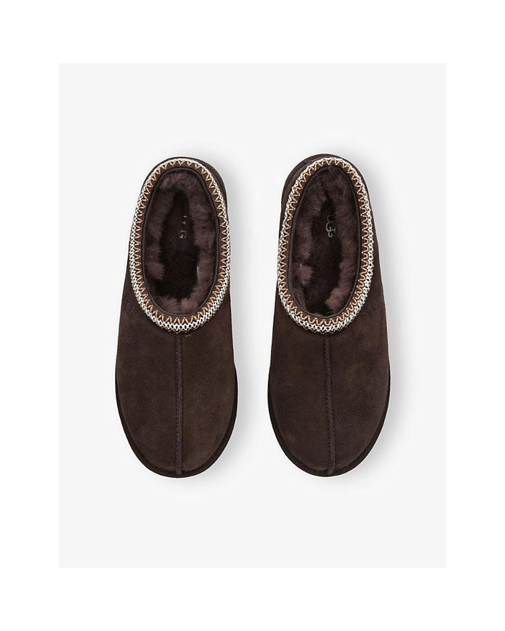 Ugg Brown Tasman Ii Suede Slippers for men