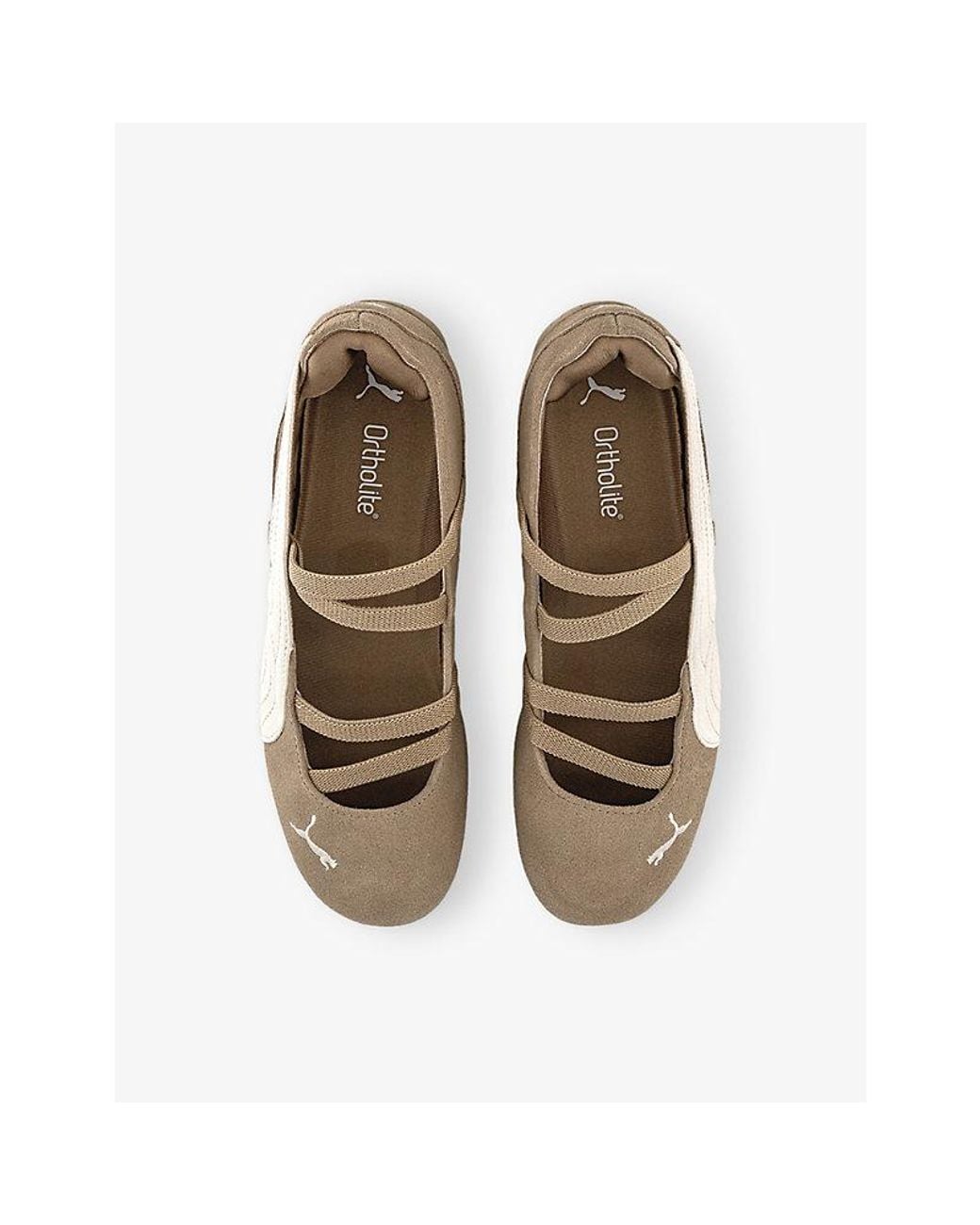 PUMA Natural Speedcat Ballet Suede Trainers