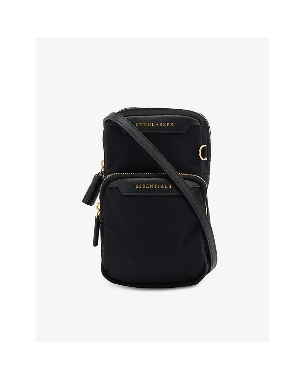 Anya Hindmarch Essentials Recycled-nylon Cross-body Bag in Black