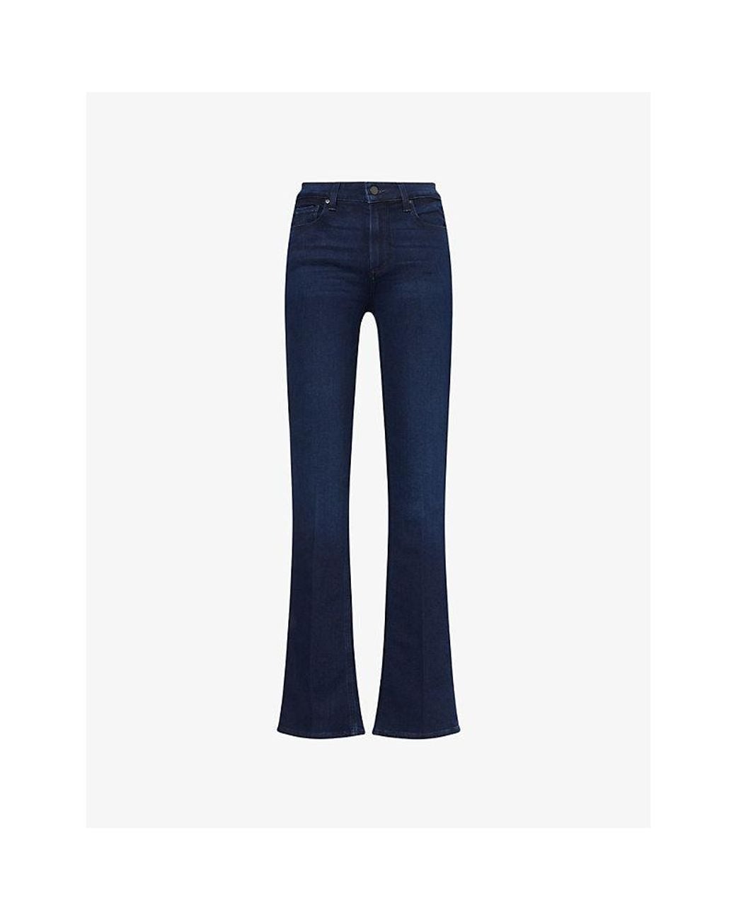 PAIGE Blue Manhattan Boot Slim-Fit Stretch-Denim Blend Jeans