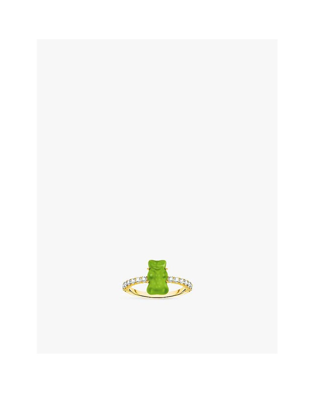 Thomas Sabo Yellow X Haribo 18Ct-Plated Sterling And Zirconia Ring