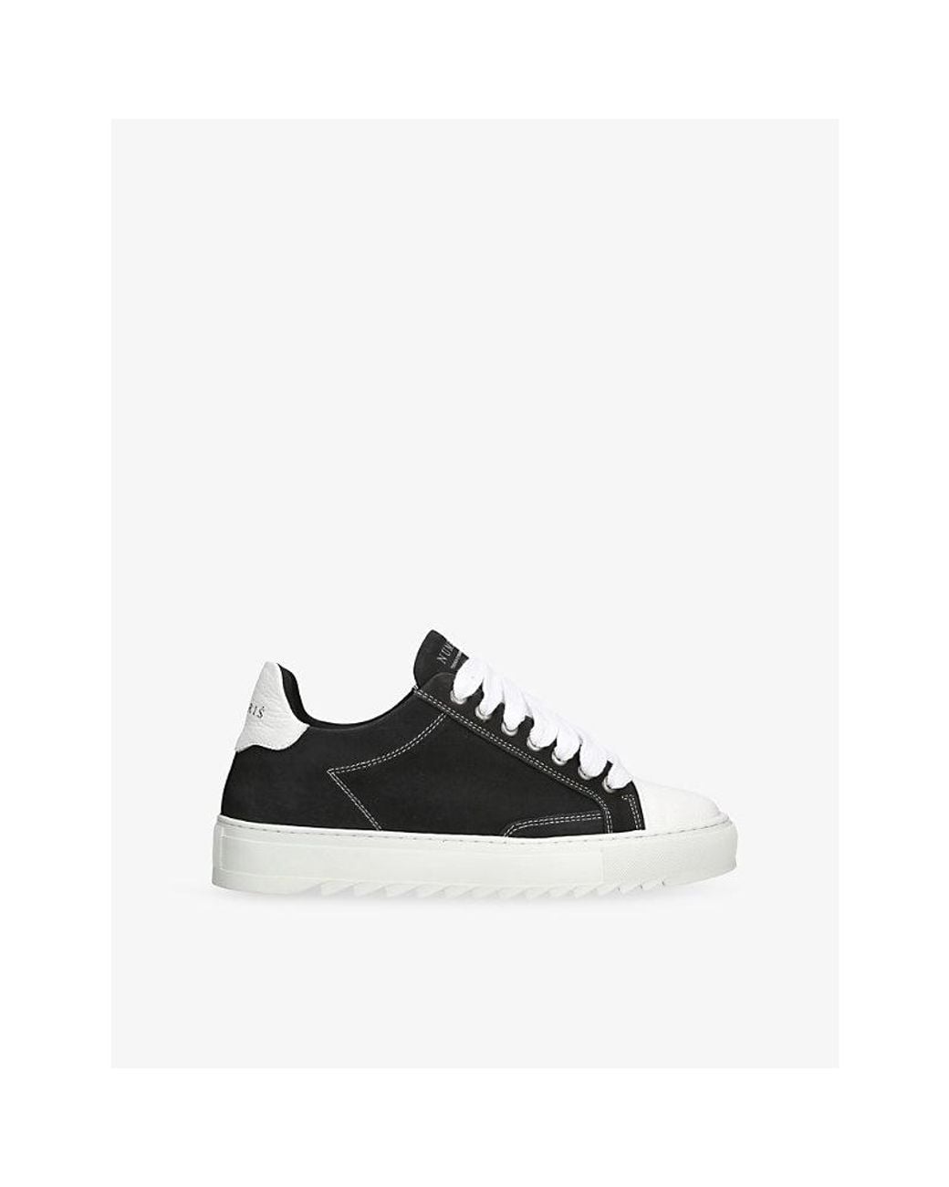 NUMERIS Black Atelier Suede Trainers for men
