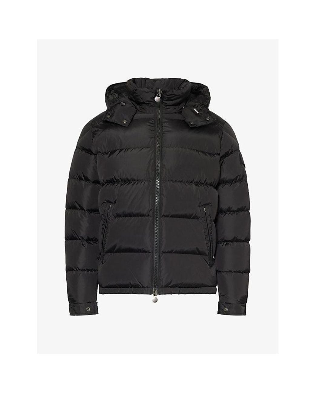 Moncler Black Maya Hooded Down Padded Jacket for men