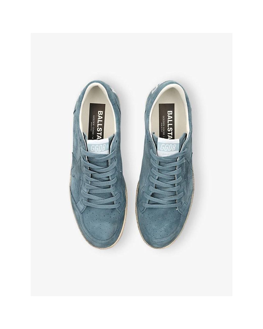 Golden Goose Deluxe Brand Blue Ball Star Exclusive Suede Low-Top Trainers for men