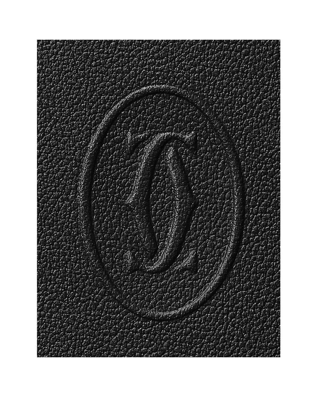 Cartier Black Must De Leather Card Holder