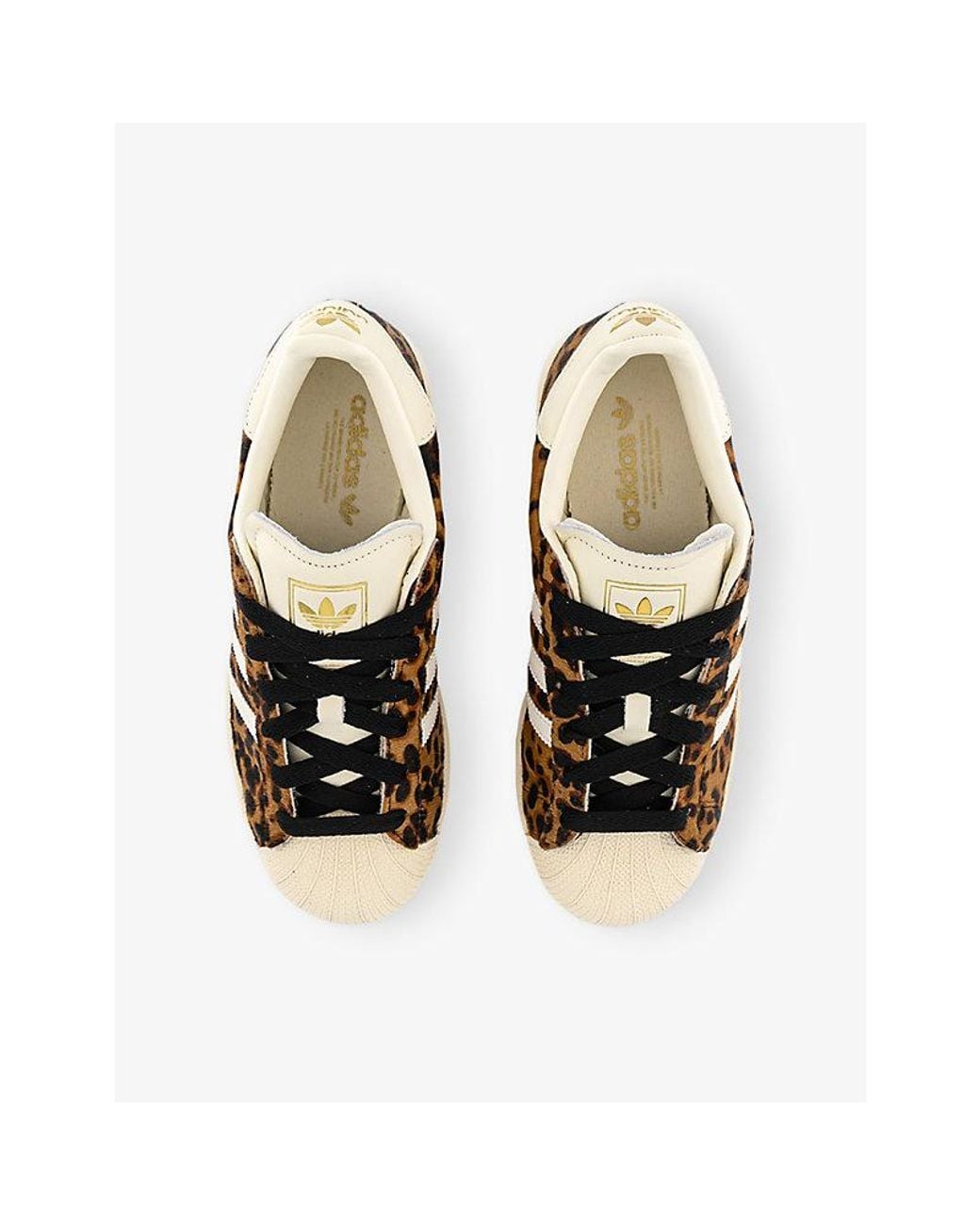 adidas Superstar Ii Woven Trainers in Brown | Lyst