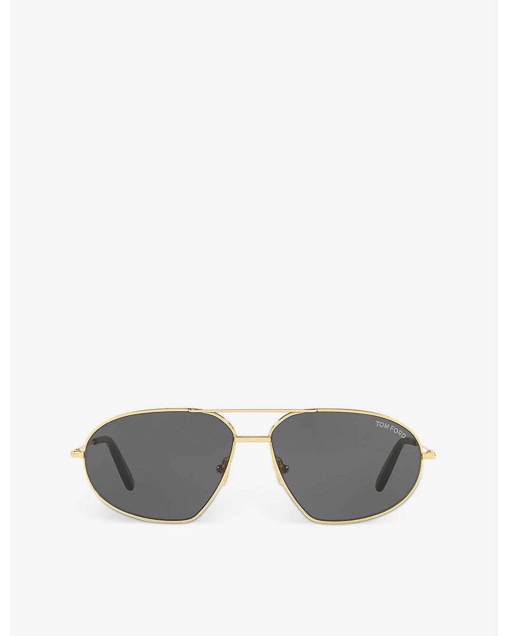 Tom Ford Ft0771 63 Bradford Pilot-frame Metal Sunglasses in Gold ...