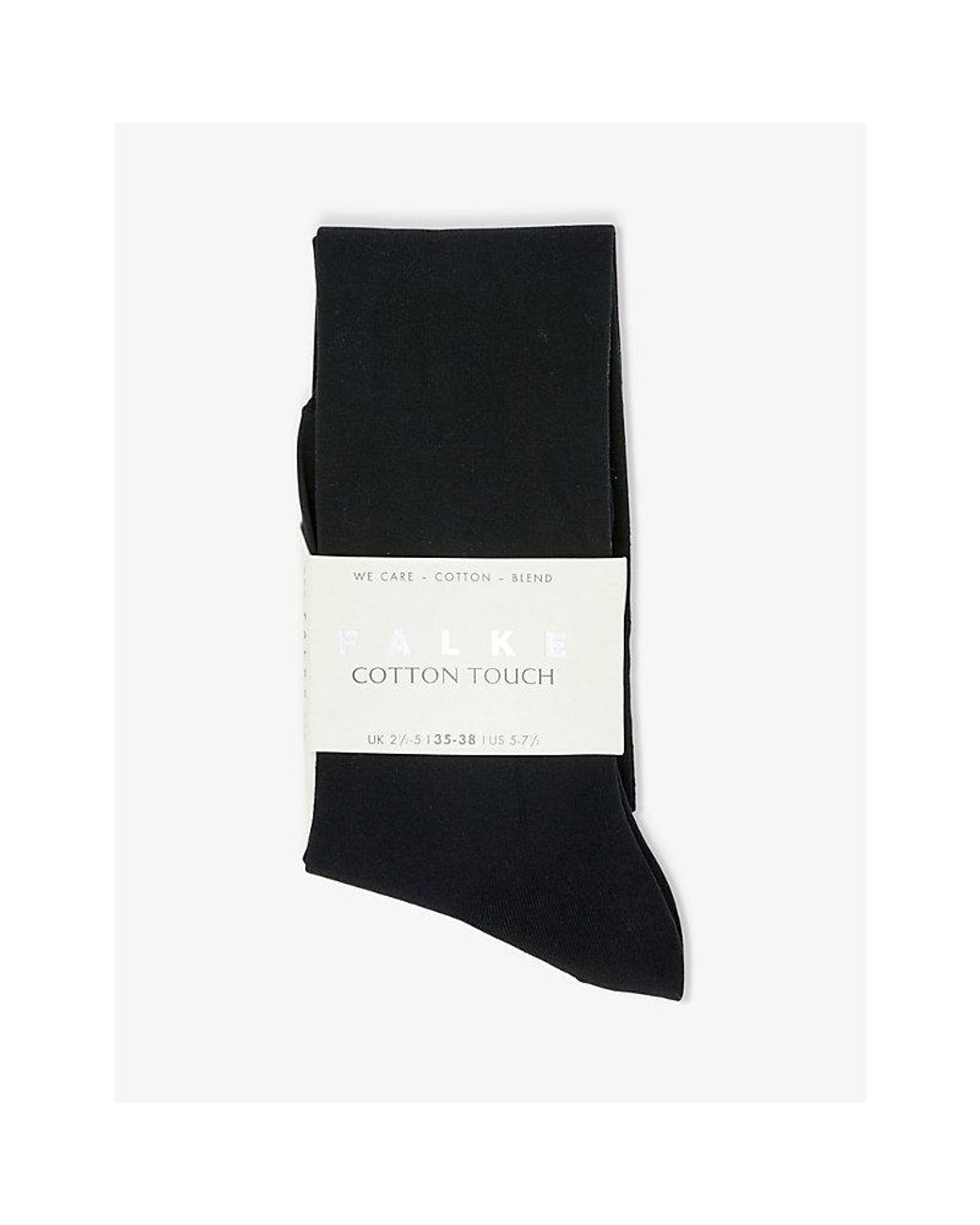 Falke Black Cotton Touch Socks