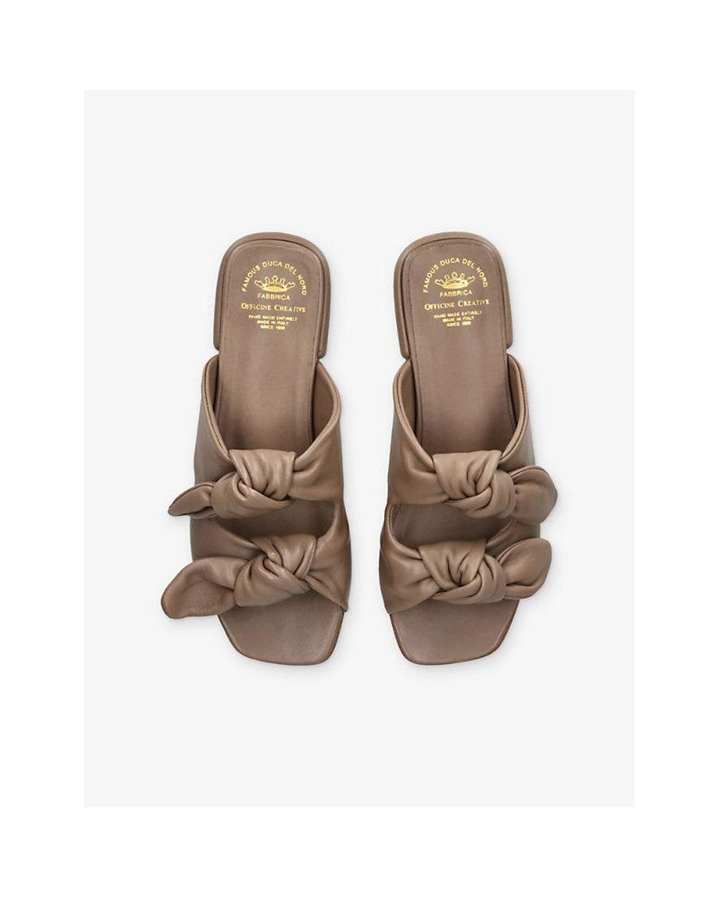 Officine Creative Natural Suki Leather Sandals