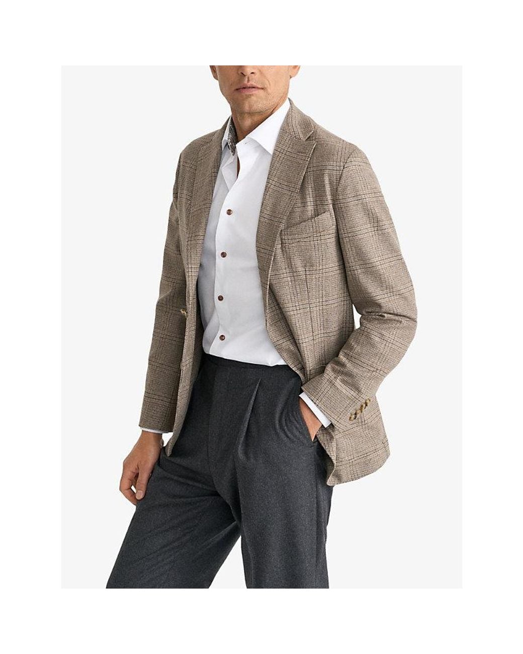 Eton of Sweden White Paisley Signature Twill Contemporary-Fit Cotton Shirt for men