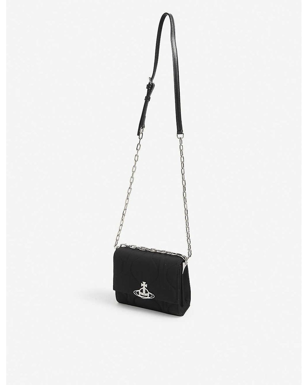 Mens Vivienne Westwood black Recycled Nylon Cross-Body Bag
