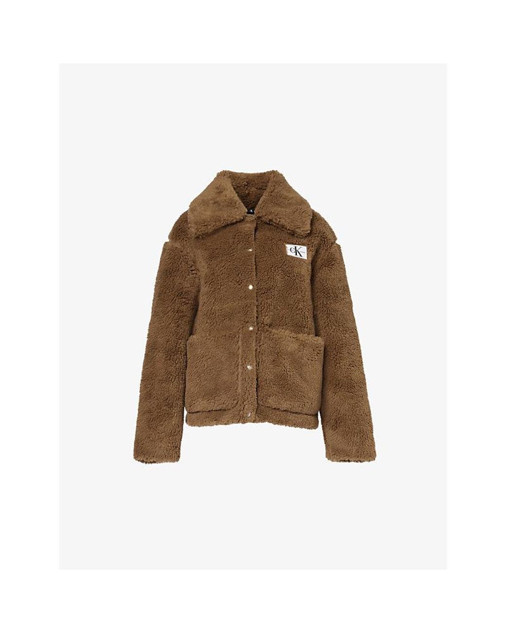 Calvin Klein Sherpa Shearling texture Regular fit Recycled