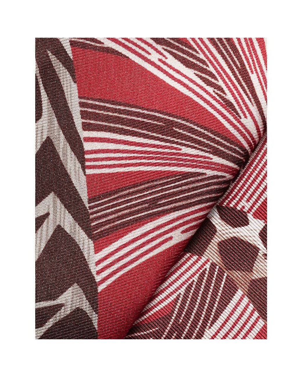 Cartier Red Panthère And Tiger Silk Bandeau Scarf