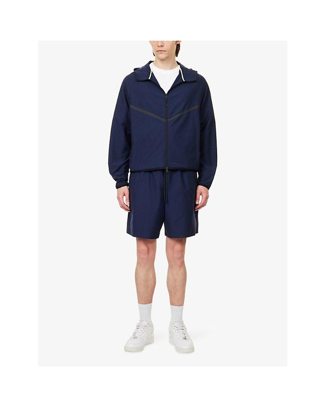 Nike Blue Dri-Fit Technical Woven Jacket for men