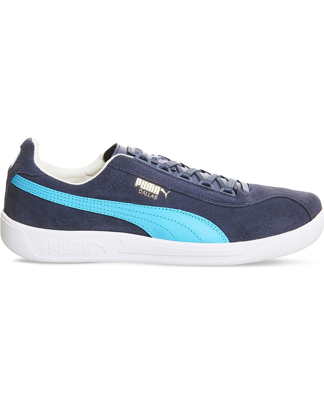 PUMA Dallas Suede Trainers in Blue for Men | Lyst UK