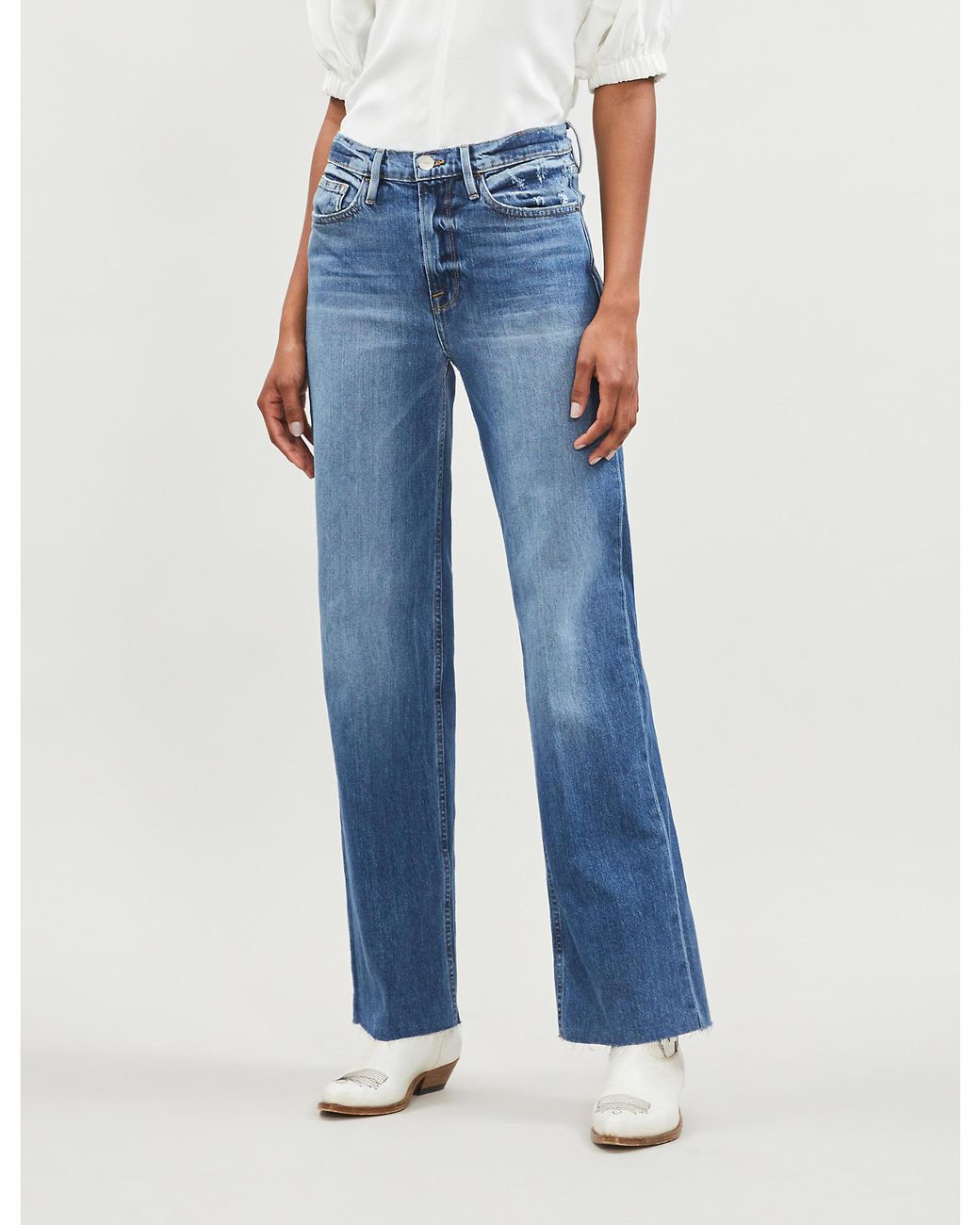 FRAME Denim Le California Wide-leg High 