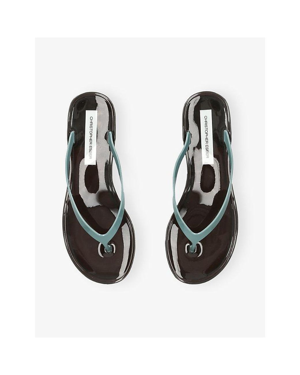 Christopher Esber Blue Jo Pvc Flip-Flops