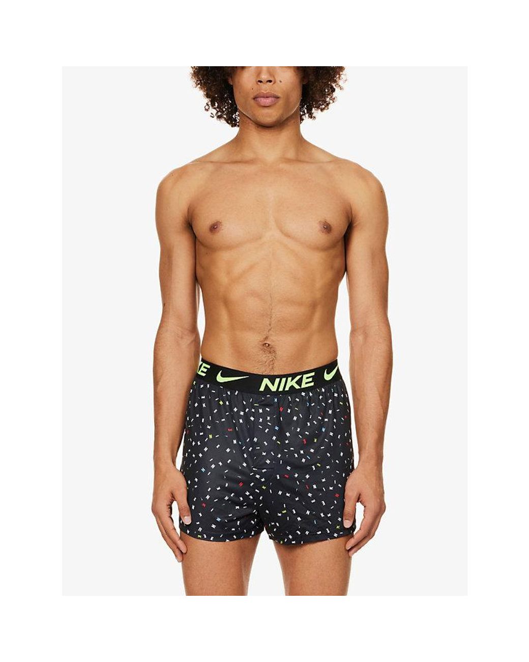 Nike Pack Of Three Branded-waistband Recycled-polyester Boxers in Blue for  Men | Lyst