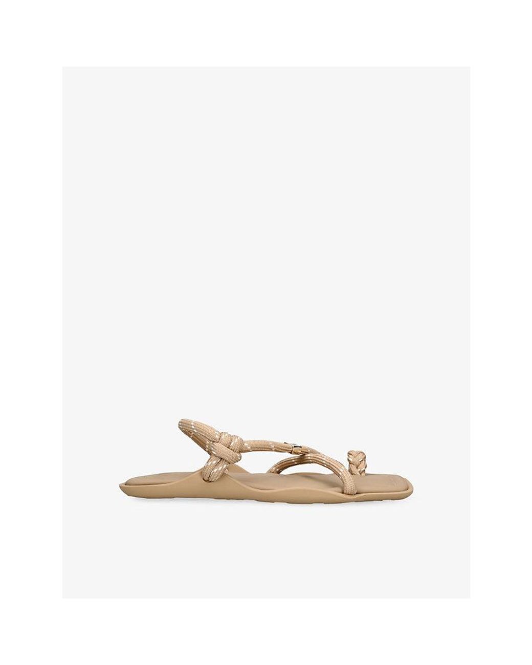 FLOWZE Natural Flò Square Woven Sandals