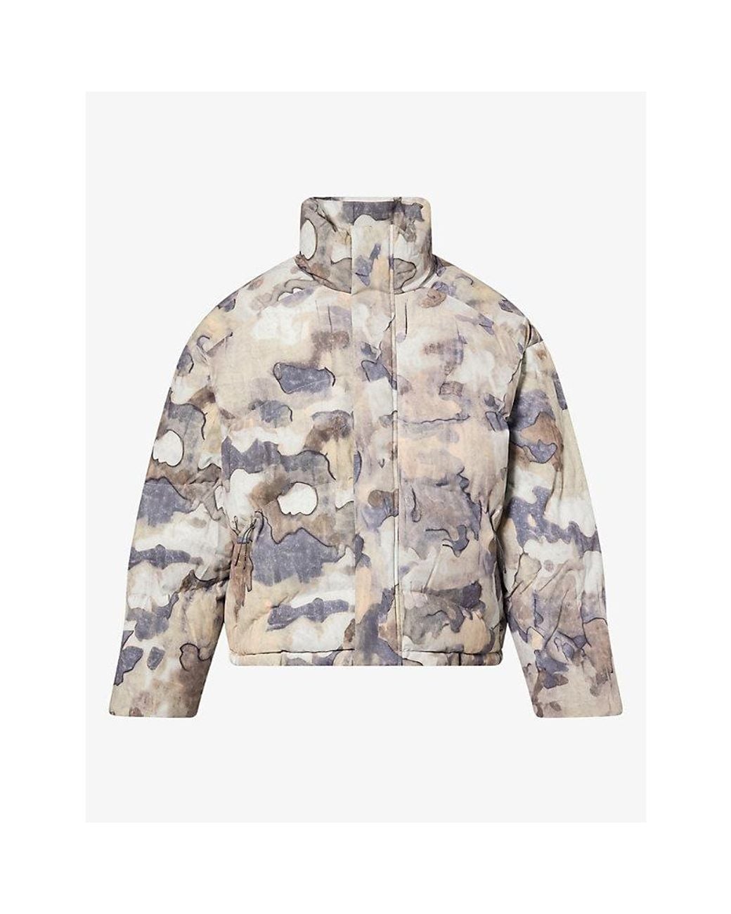 Represent Gray Jawbreaker Shell Puffer Jacket for men
