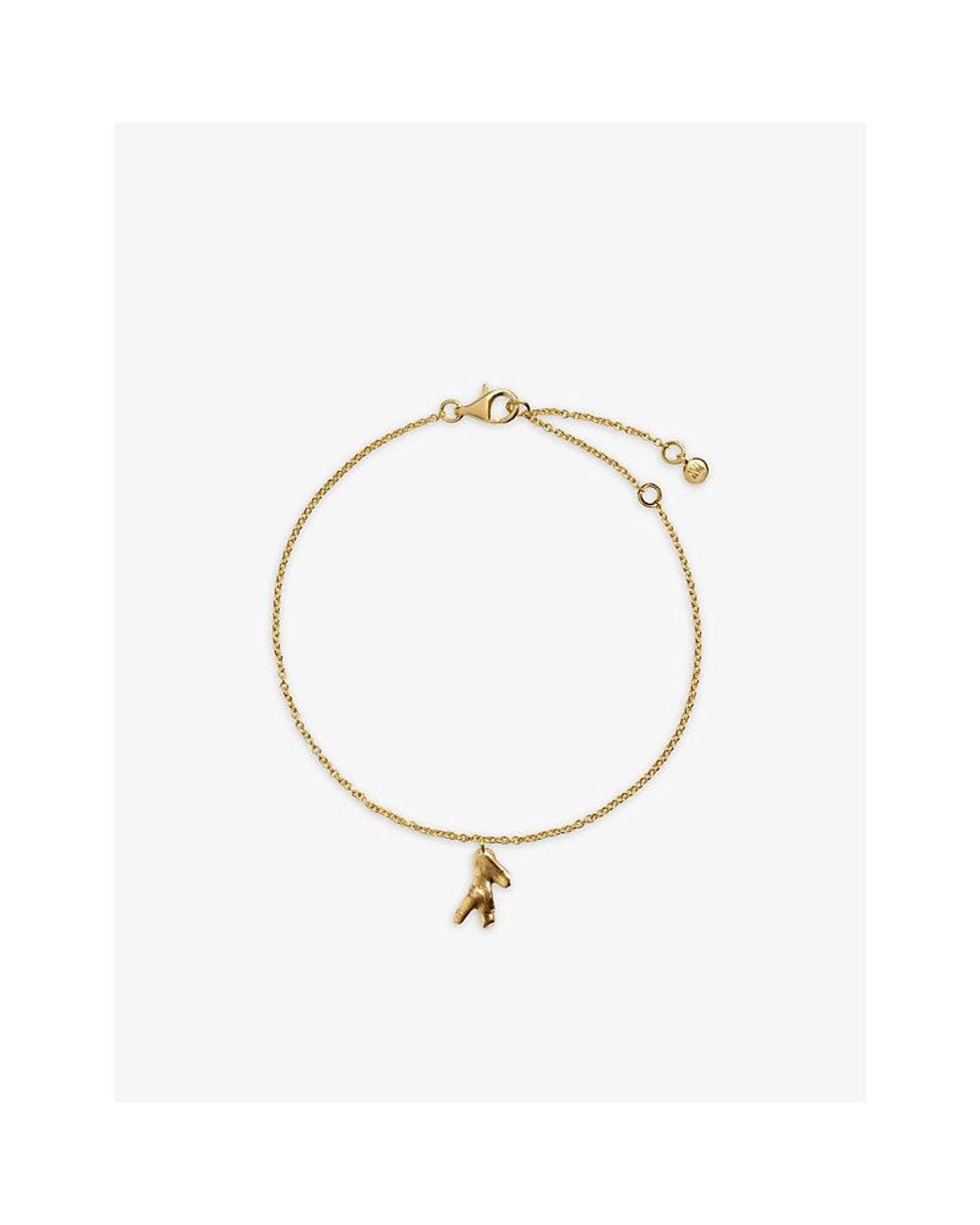 Monica Vinader Metallic Fragments Coral 18Ct-Plated Vermeil Sterling- Chain Bracelet