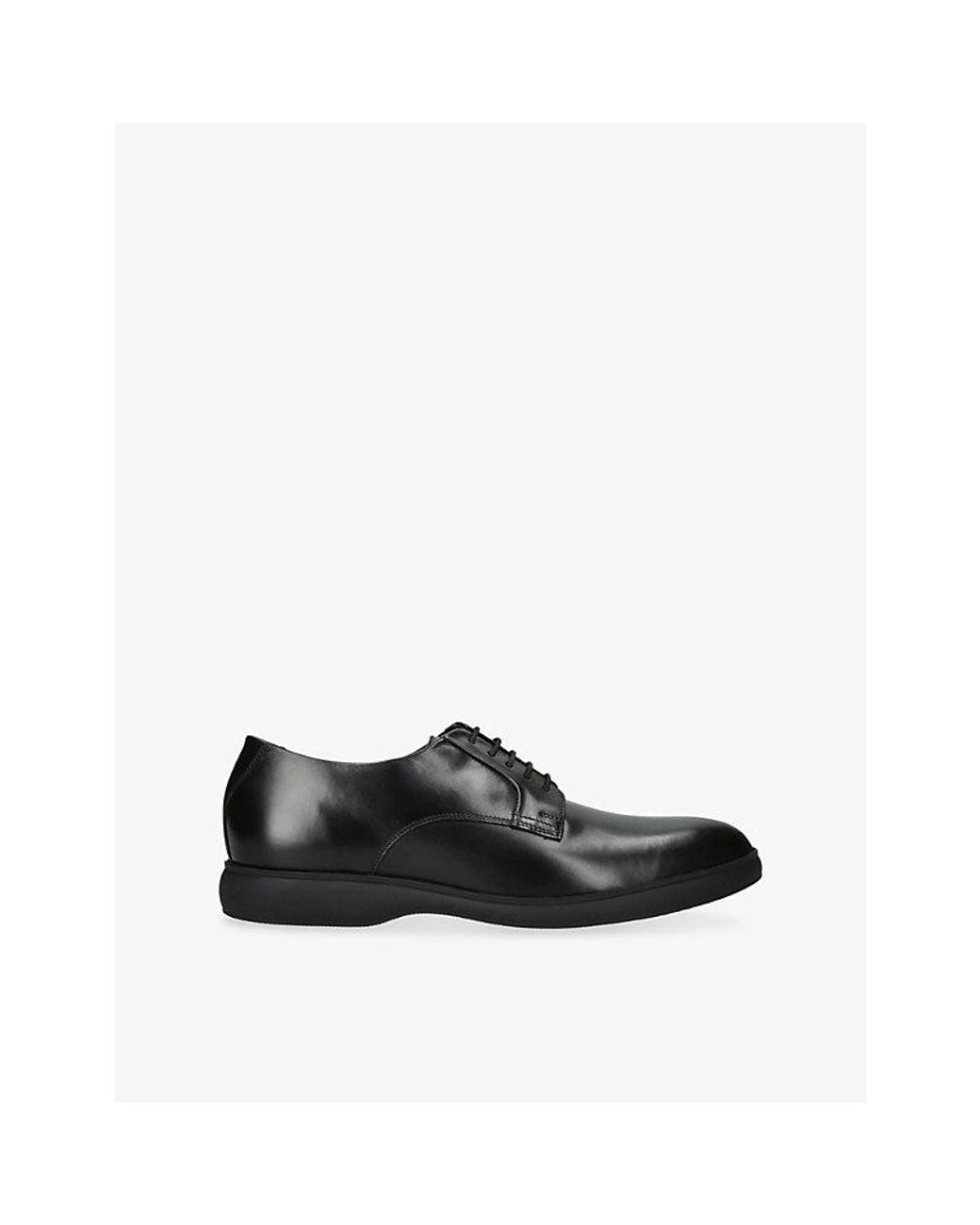 Loake Black Irwin Leather Oxford Shoes for men