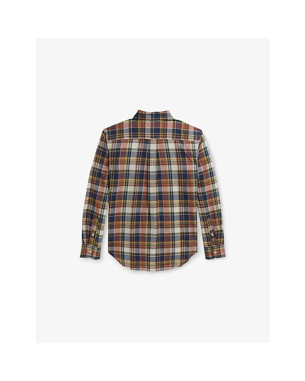 Polo Ralph Lauren Multicolor Boys' Checked Logo-Embroidered Cotton Sport Shirt for men