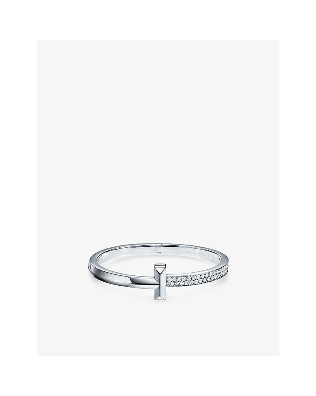 Tiffany & Co White T1 18Ct- And 2.18Ct Round Brilliant-Cut Diamond Bracelet