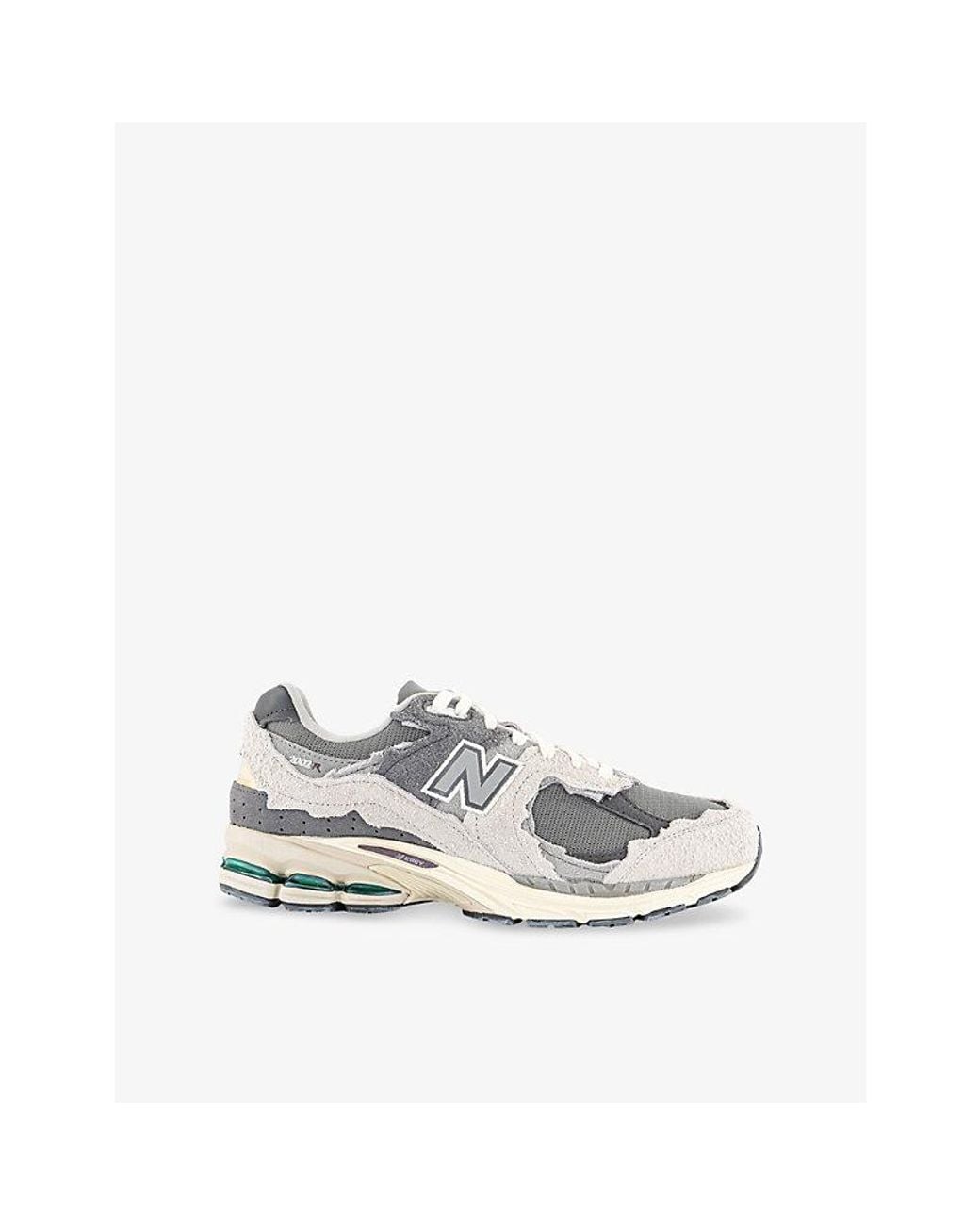 New Balance White 2002 Protection Pack 'Rain Cloud' Woven Trainers for men