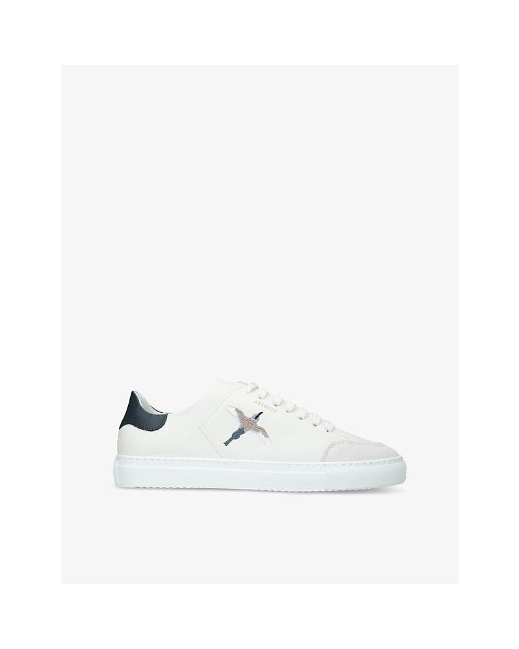 Axel Arigato White Clean 90 Bee Bird Leather Low-Top Trainers for men