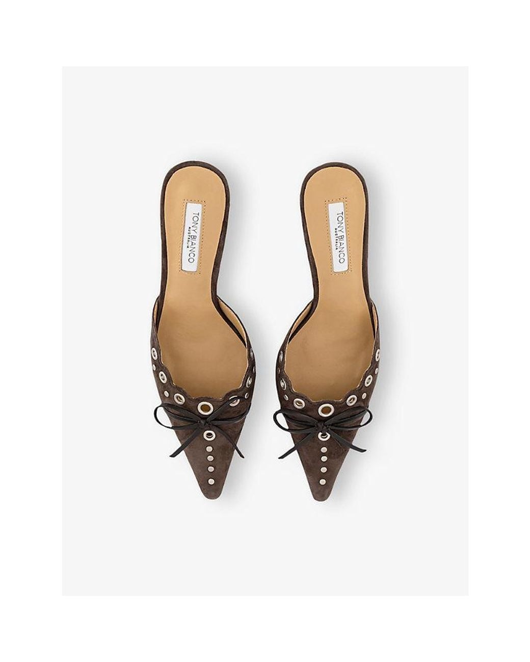 Tony Bianco Multicolor Shae Suede Heeled Mules