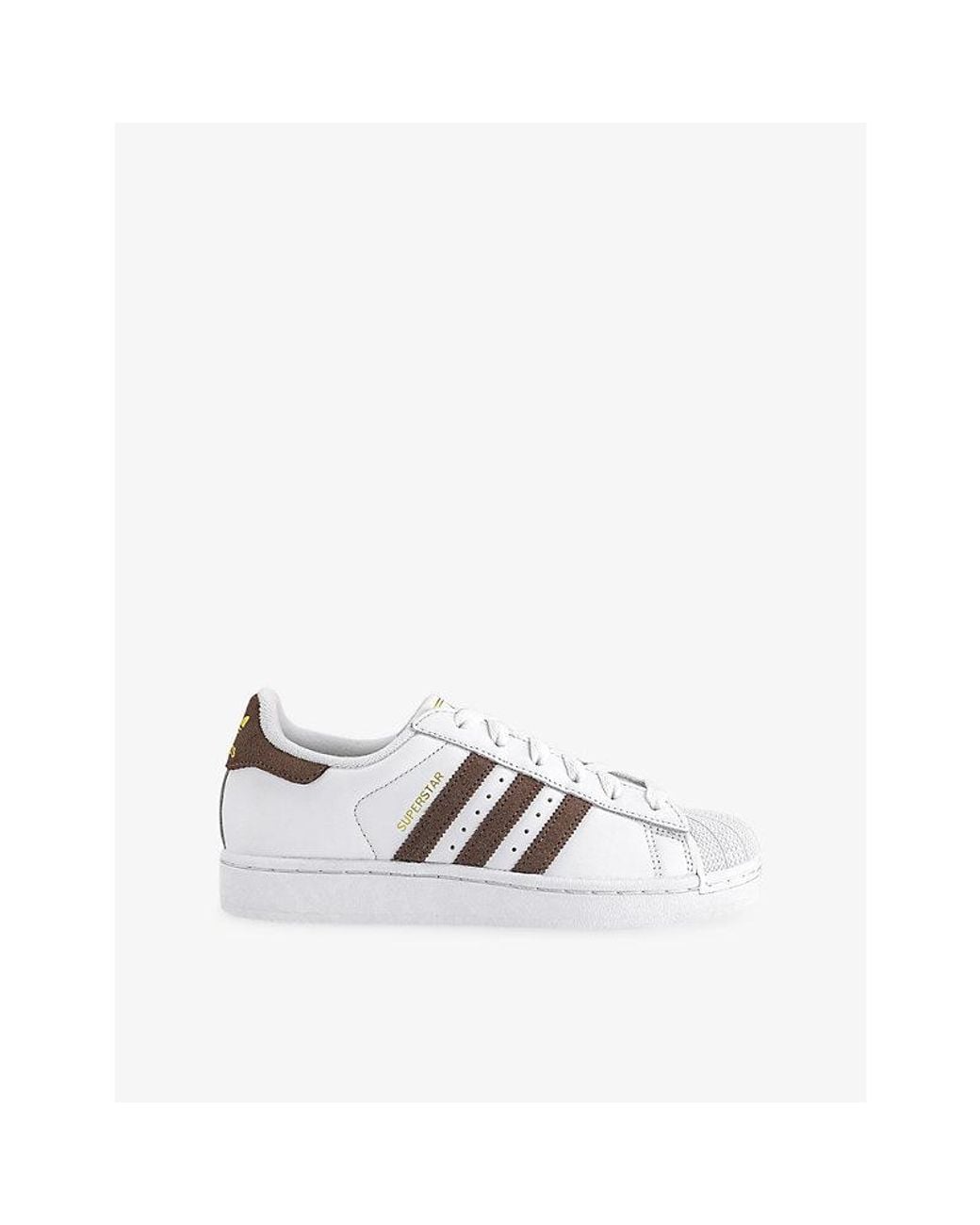 Adidas White Superstar Ii Leather Trainers