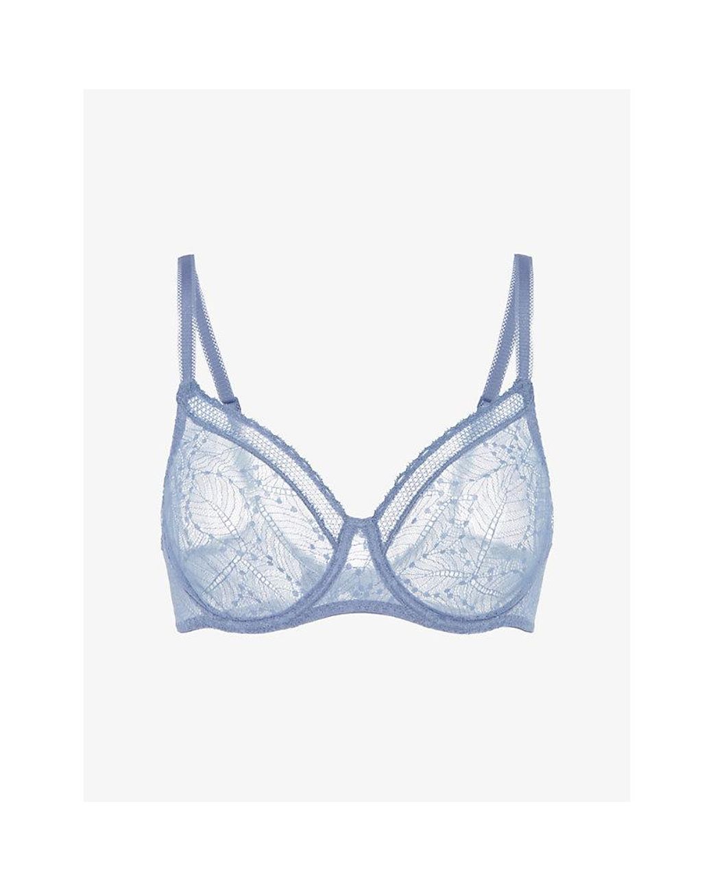 Simone Perele Black Comete Underwire Stretch-Lace And Mesh Bra