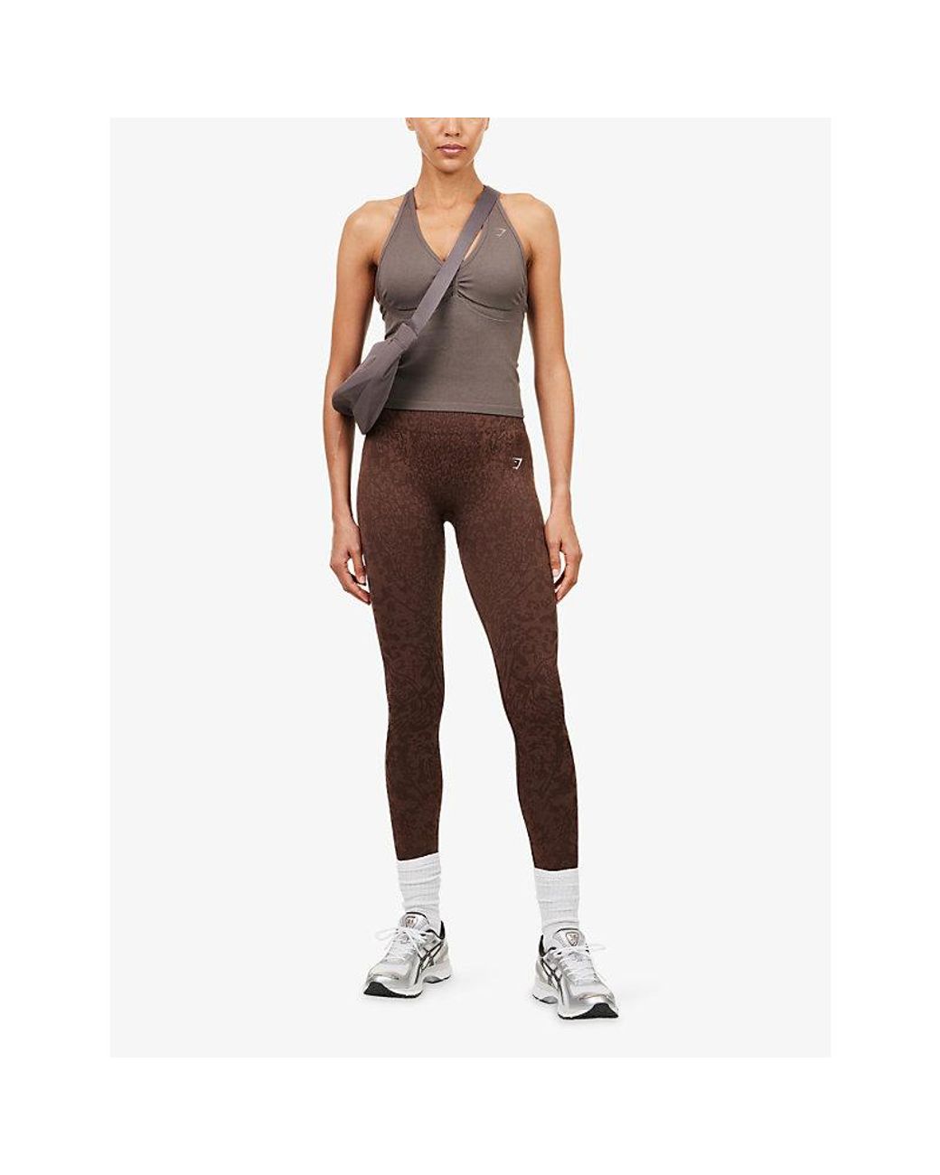 GYMSHARK Brown Adapt Animal X Whitney Leggings