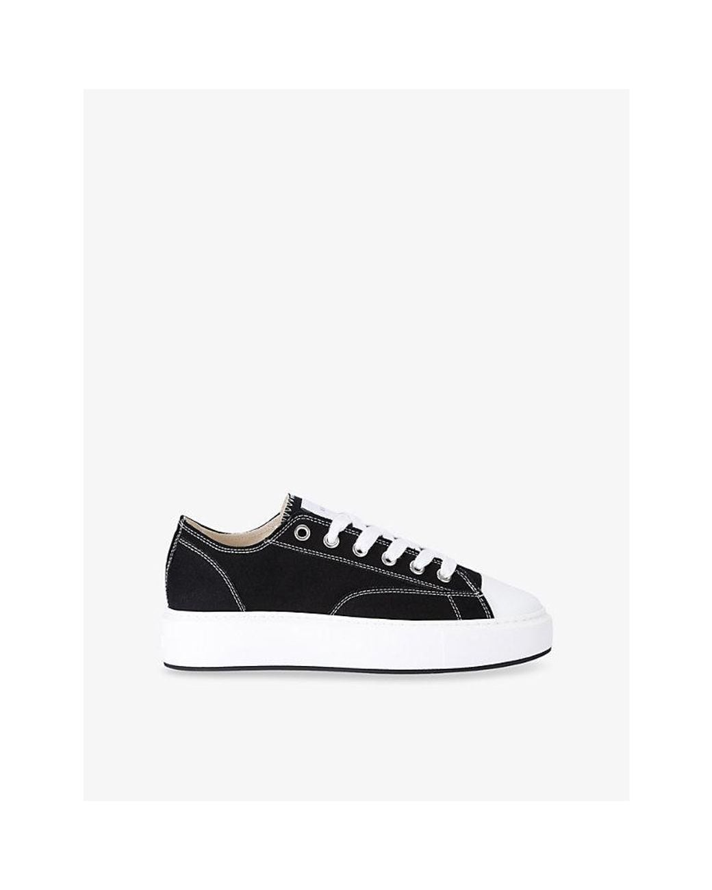 Arne White Homerun Canvas Low-Top Trainers for men