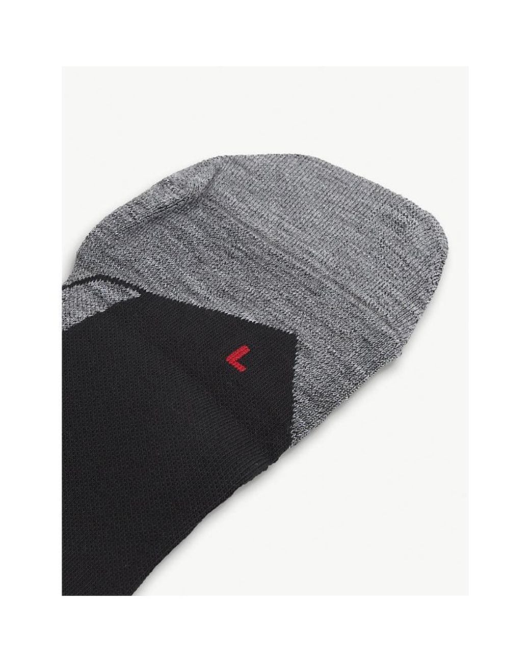 Falke Black Ru4 Invisible Woven Socks