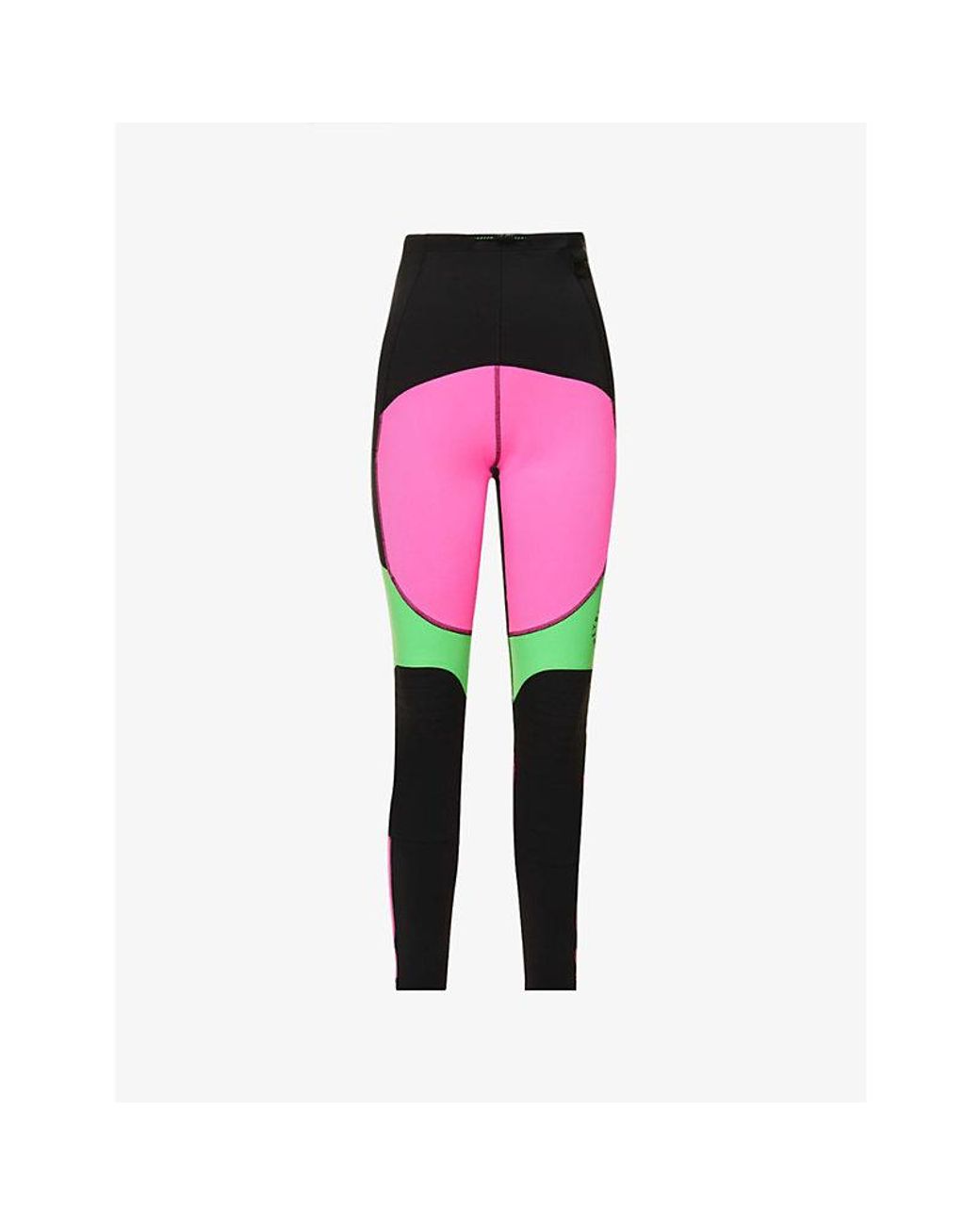 adidas By Stella McCartney Truenature High-rise Stretch-recycled Polyester  leggings in Pink | Lyst
