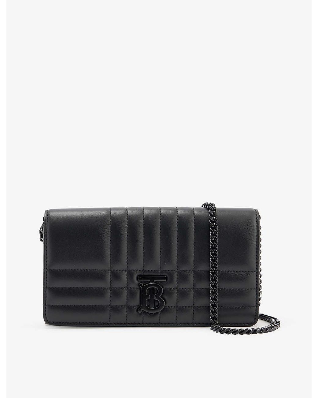 Burberry Black Lola Chain Wallet Bag - ShopStyle