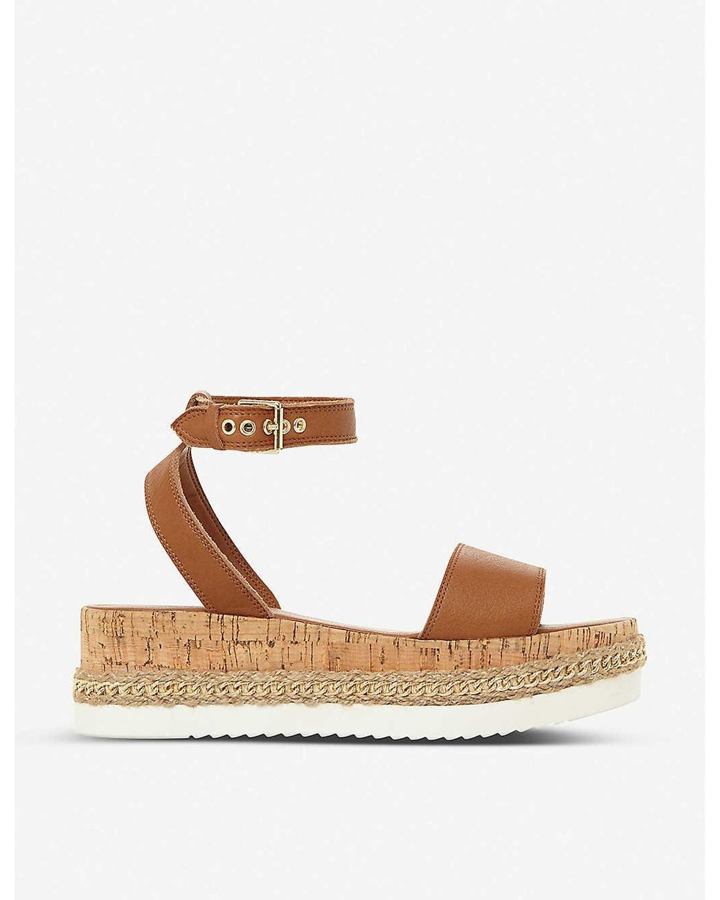 dune cork sandals
