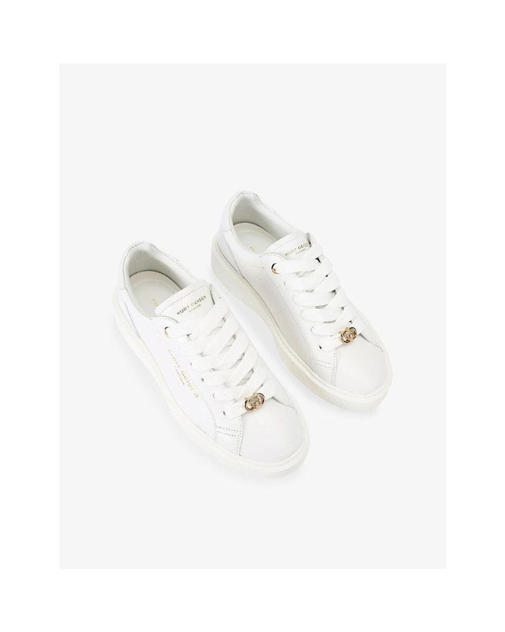 Kurt Geiger White Kaplan Low Tops for men