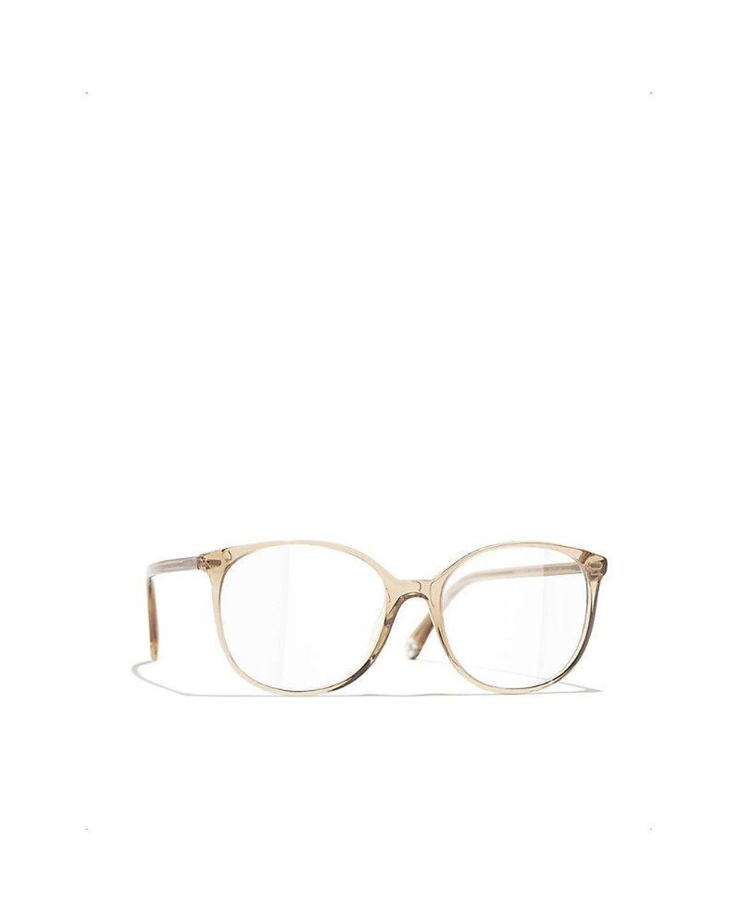 Chanel - Pantos Eyeglasses - Transparent Beige - Chanel Eyewear