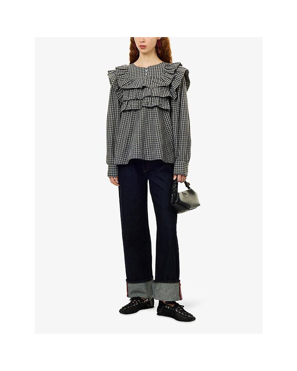 Damson Madder Blue Montana Straight-Leg Denim Jeans