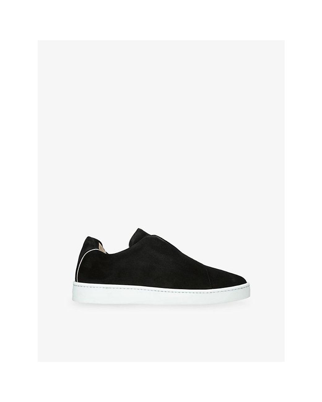 Aurélien Black Aur3 Suede Trainers for men