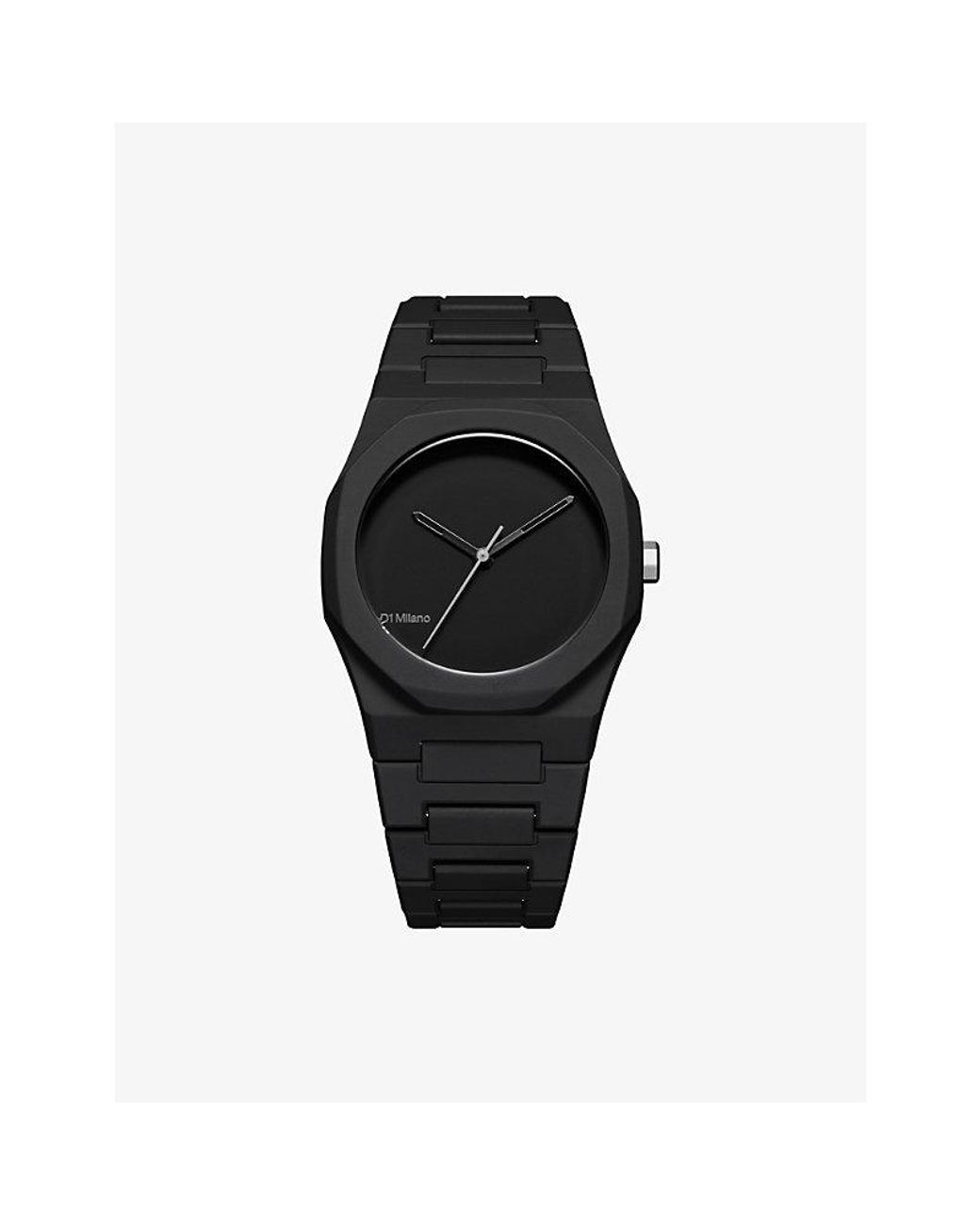 D1 Milano Black D1-Pcbu07 Polycarbonate Quartz Watch for men