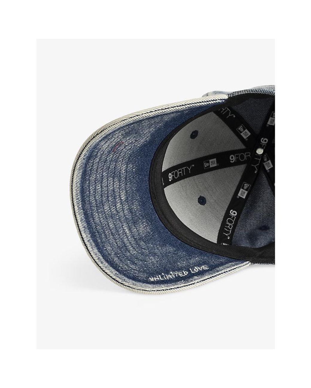 Zadig & Voltaire Blue X New Era Embroidered Denim Cap