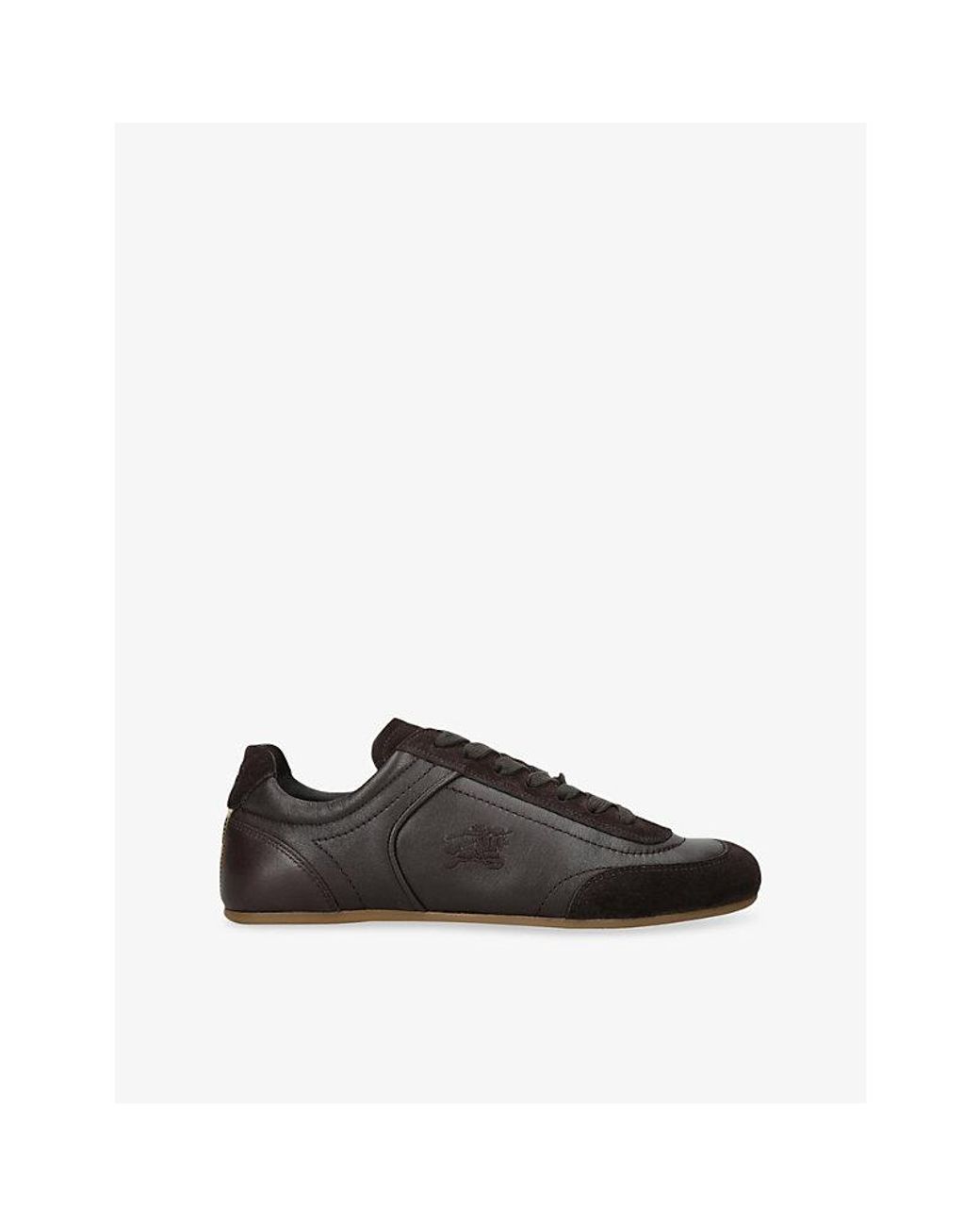 Burberry Black Knight Runner Leather Trainers
