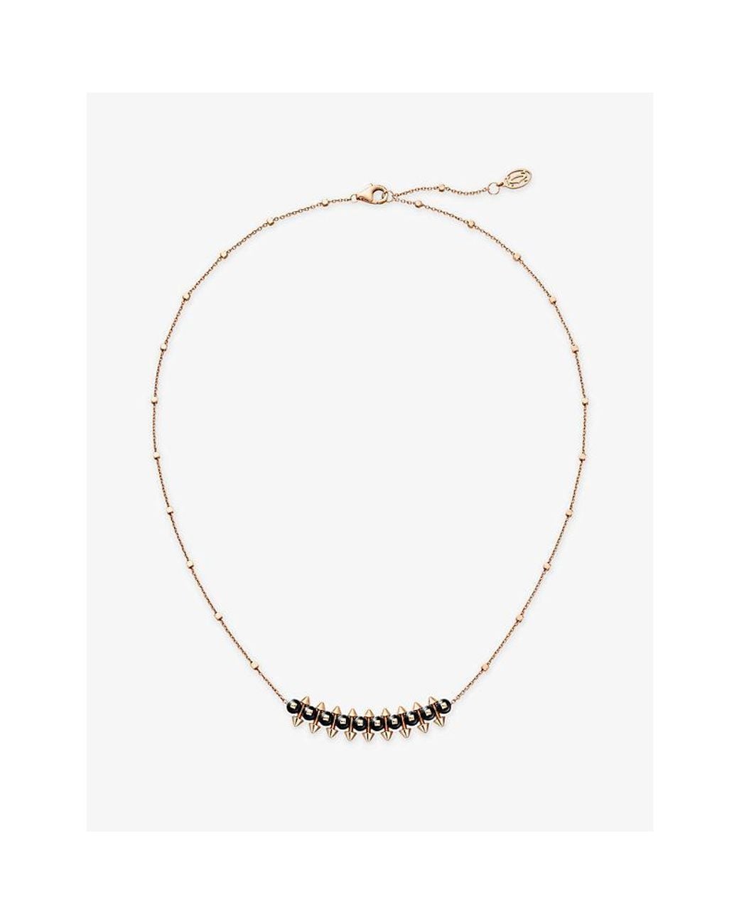 Cartier Metallic Clash De 18Ct Rose- And Onyx Necklace