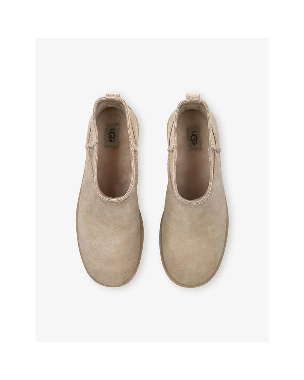 Ugg Natural Classic Mini Suede Ankle Boots